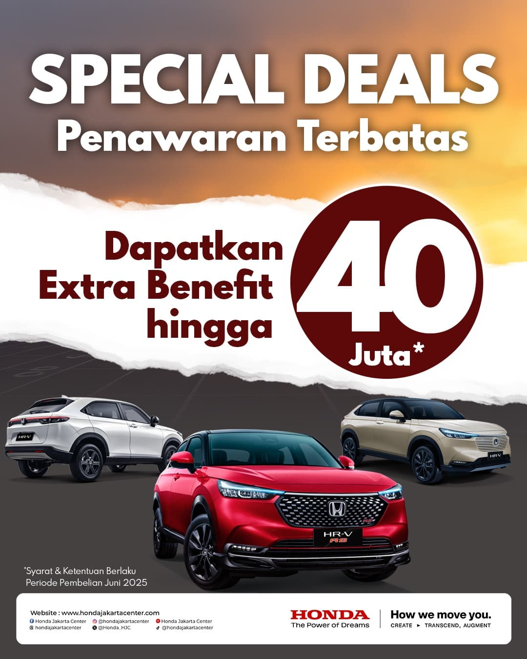 HR-V Special Deals Promo Juni 2025